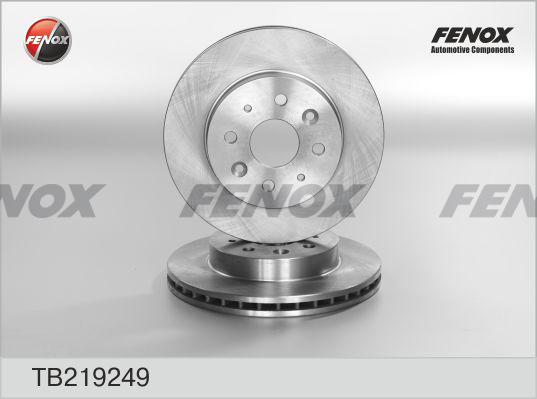 Fenox TB219249 - Тормозной диск unicars.by