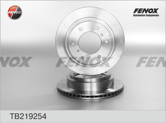 Fenox TB219254 - Тормозной диск unicars.by