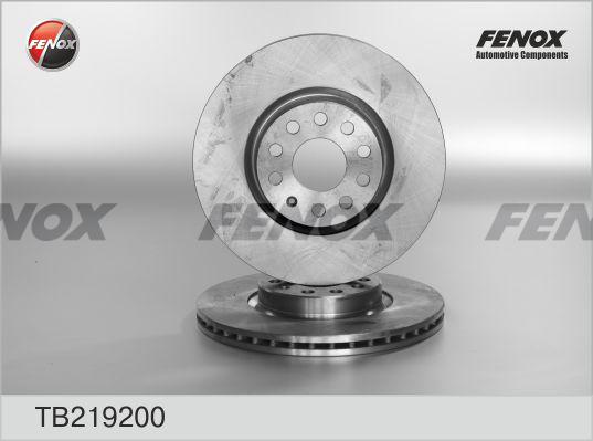 Fenox TB219200 - Тормозной диск unicars.by