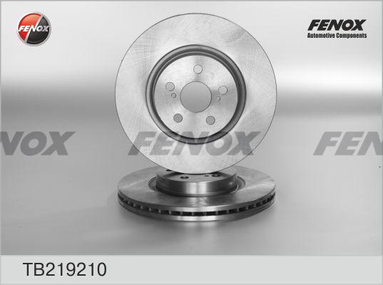 Fenox TB219210 - Тормозной диск unicars.by