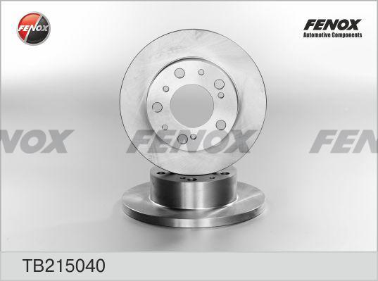 Fenox TB215040 - Тормозной диск unicars.by