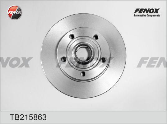 Fenox TB215863 - Тормозной диск unicars.by