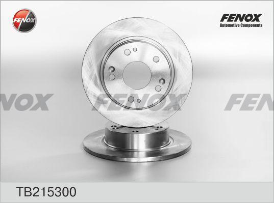 Fenox TB215300 - Тормозной диск unicars.by