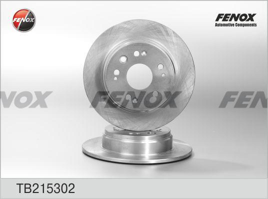 Fenox TB215302 - Тормозной диск unicars.by