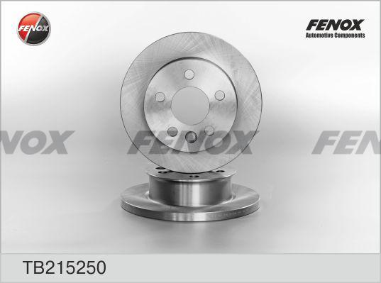 Fenox TB215250 - Тормозной диск unicars.by