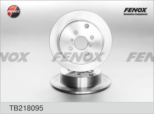 Fenox TB218095 - Тормозной диск unicars.by