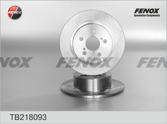 Fenox TB218093 - Тормозной диск unicars.by