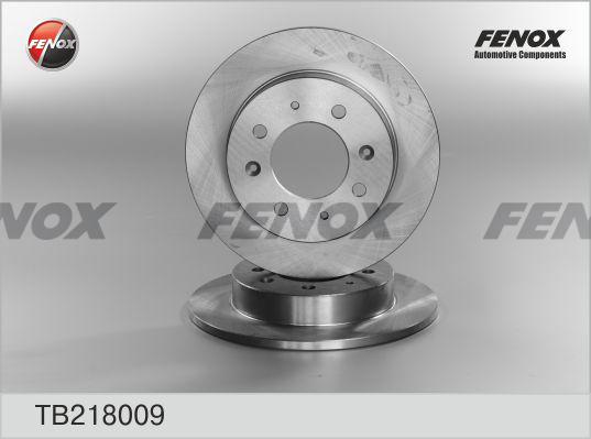 Fenox TB218009 - Тормозной диск unicars.by