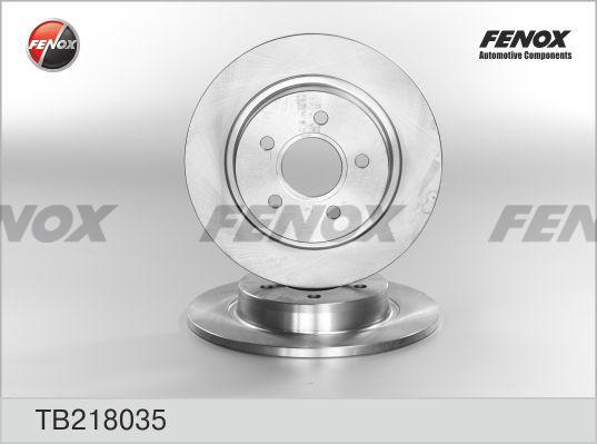 Fenox TB218035 - Тормозной диск unicars.by