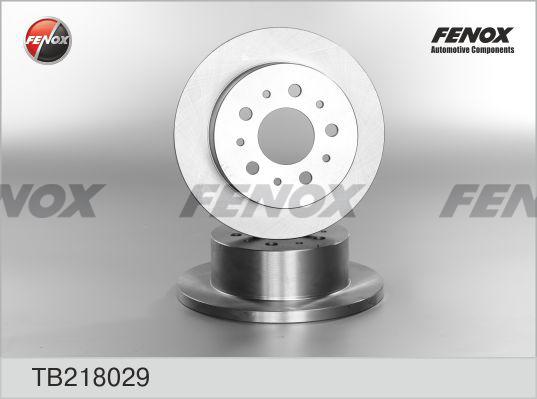 Fenox TB218029 - Тормозной диск unicars.by