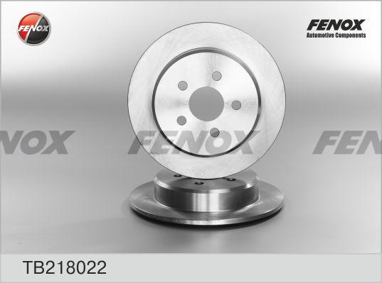 Fenox TB218022 - Тормозной диск unicars.by