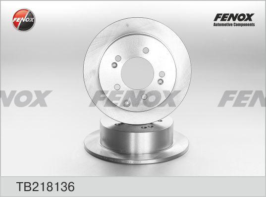 Fenox TB218136 - Тормозной диск unicars.by