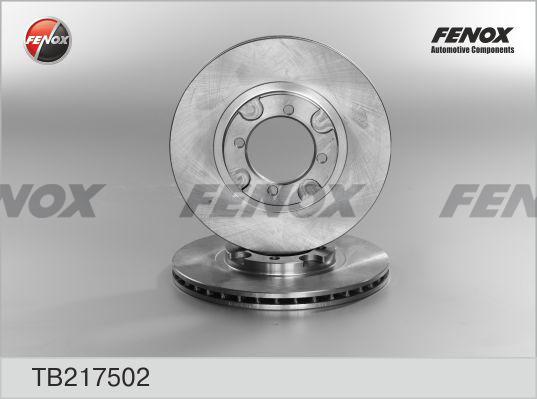 Fenox TB217502 - Тормозной диск unicars.by