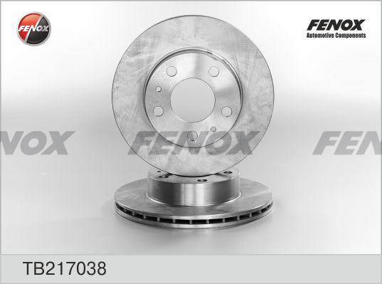 Fenox TB217038 - Тормозной диск unicars.by