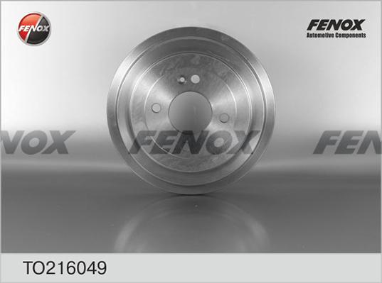 Fenox TO216049 - Тормозной барабан unicars.by