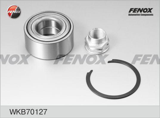 Fenox WKB70127 - Комплект подшипника ступицы колеса unicars.by