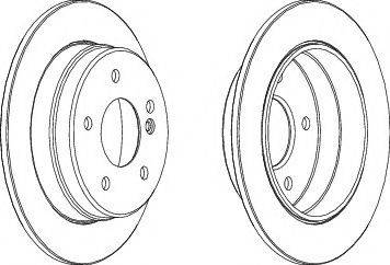 Ferodo DDF539-1 - Тормозной диск unicars.by