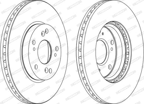 Ferodo DDF1557C - Тормозной диск unicars.by