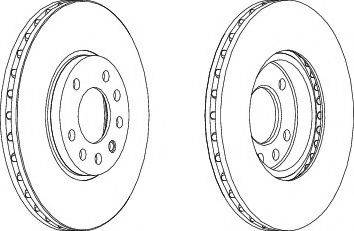 Ferodo DDF1082-1 - Тормозной диск unicars.by