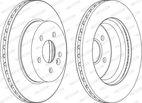 Ferodo DDF1036C - Тормозной диск unicars.by