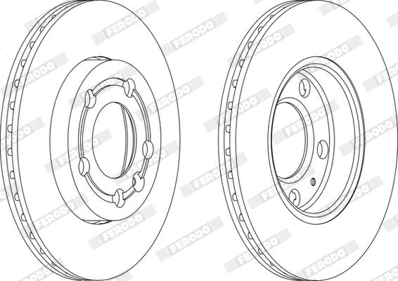 Ferodo DDF1164X - Тормозной диск unicars.by