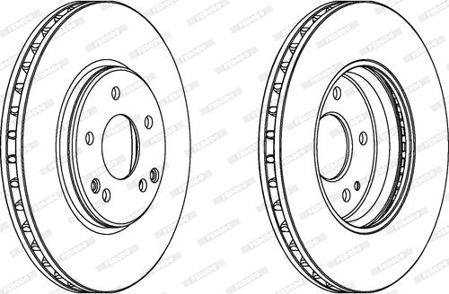 Ferodo DDF1136C - Тормозной диск unicars.by