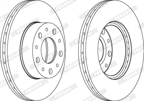 Ferodo DDF1170X - Тормозной диск unicars.by