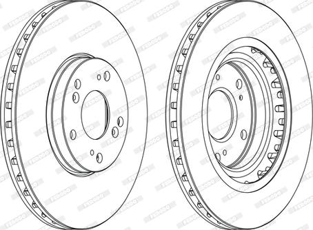 Ferodo DDF1266-D - Тормозной диск unicars.by