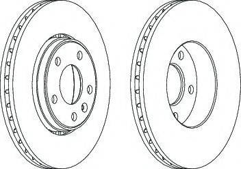 Ferodo DDF1204-1 - Тормозной диск unicars.by