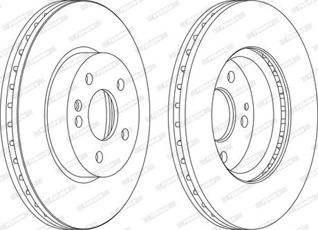 Ferodo DDF1203C-D - Тормозной диск unicars.by