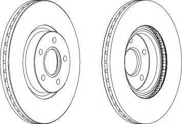 Ferodo DDF1225-1 - Тормозной диск unicars.by