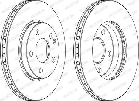 Ferodo DDF1220C-1-D - Тормозной диск unicars.by