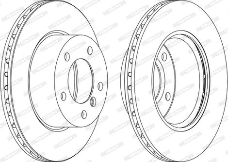 Ferodo DDF1228C-1-D - Тормозной диск unicars.by