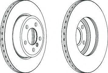 Ferodo DDF1271C-1 - Тормозной диск unicars.by