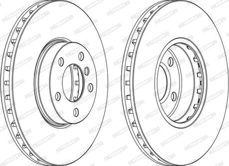 Ferodo DDF1714C-1-D - Тормозной диск unicars.by