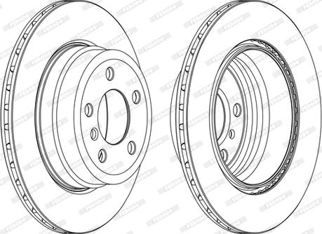 Ferodo DDF1715C-1-D - Тормозной диск unicars.by