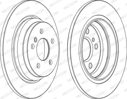 Ferodo DDF1770C-D - Тормозной диск unicars.by