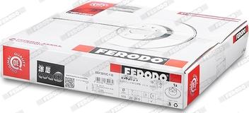 Ferodo DDF2513C-1-D - Тормозной диск unicars.by