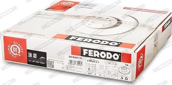 Ferodo DDF2529P-1-D - Тормозной диск unicars.by