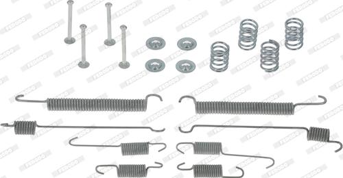 Ferodo FBA12 - Комплектующие, барабанный тормозной механизм unicars.by