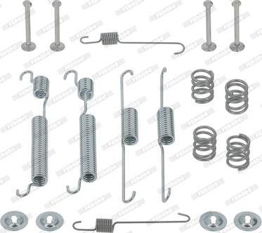 Ferodo FBA251 - Комплектующие, барабанный тормозной механизм unicars.by
