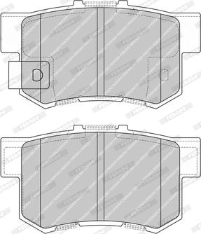 Ferodo FDB4991-D - Тормозные колодки, дисковые, комплект unicars.by