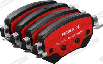 Ferodo FDB4944-S - Тормозные колодки, дисковые, комплект unicars.by