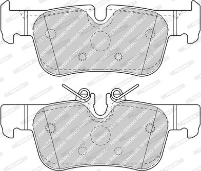 Ferodo FDB4954 - Тормозные колодки, дисковые, комплект unicars.by