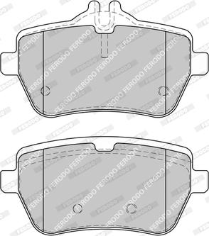 Ferodo FDB4904-D - Тормозные колодки, дисковые, комплект unicars.by