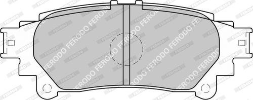 Ferodo FDB4902-D - Тормозные колодки, дисковые, комплект unicars.by