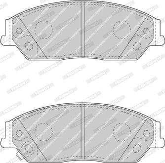 Ferodo FDB4443-D - Тормозные колодки, дисковые, комплект unicars.by