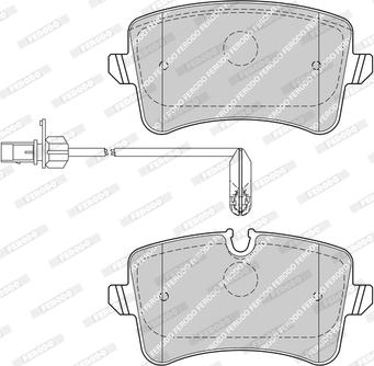 Ferodo FDB4410-OES - Тормозные колодки, дисковые, комплект unicars.by