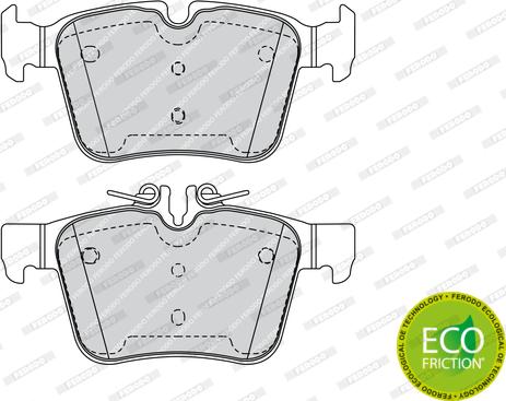 Ferodo FDB4487 - Тормозные колодки, дисковые, комплект unicars.by