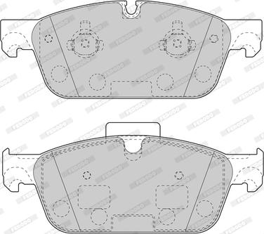 Ferodo FDB4693 - Тормозные колодки, дисковые, комплект unicars.by